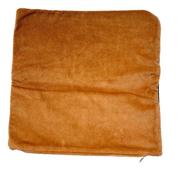 Flemish Tapestry Pillow Cover Still Life Floral  24" Square Gold Velvet Back Zip - Picture 2 of 2